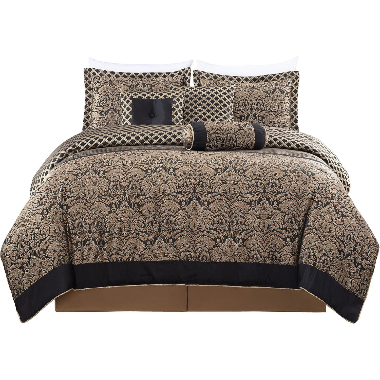 Imperial Damask 7-Piece Quilt Cover Set: image 11